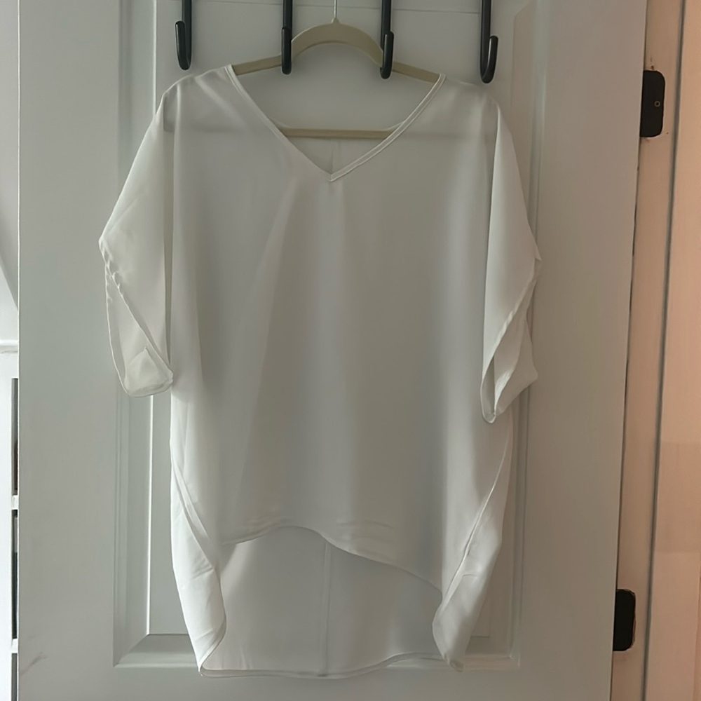 SHEIN Flowy V Neck Dress Top